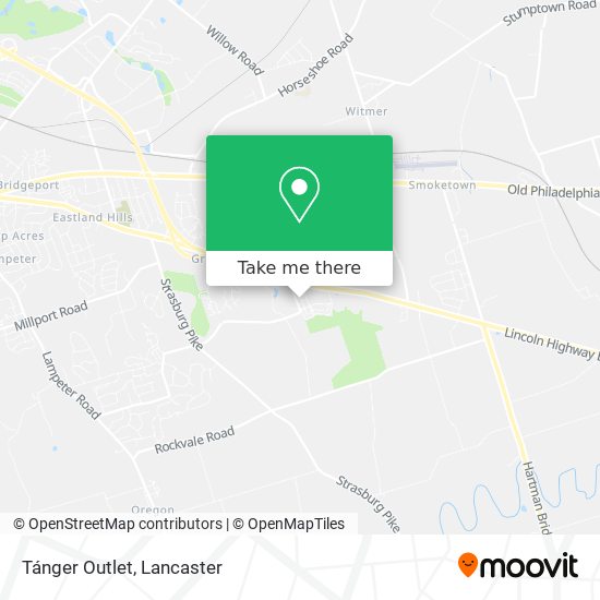 Tánger Outlet map