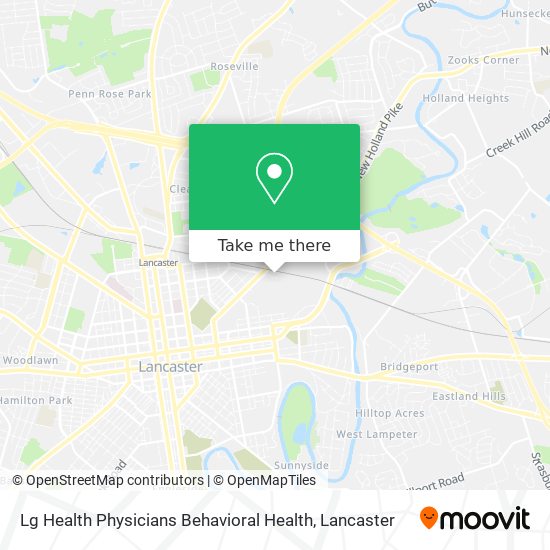 Lg Health Physicians Behavioral Health map