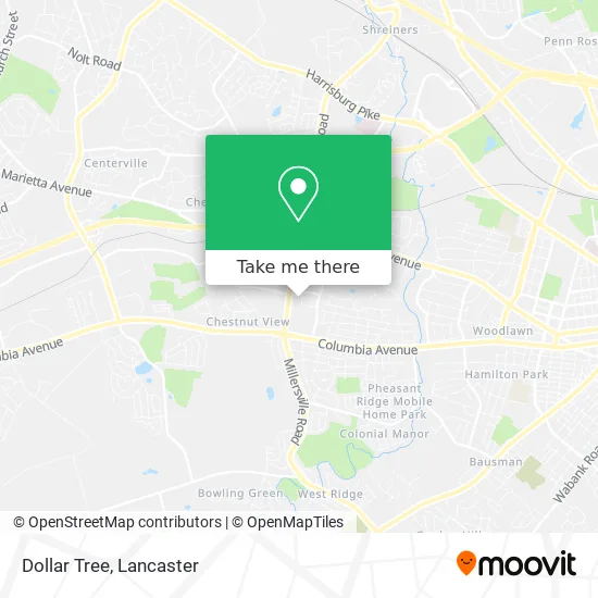 Mapa de Dollar Tree