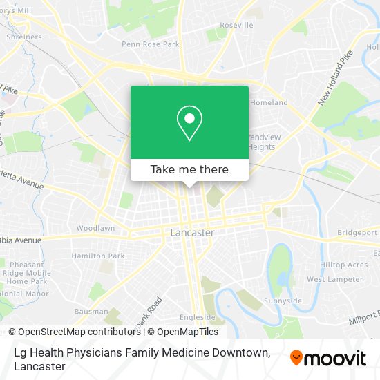 Mapa de Lg Health Physicians Family Medicine Downtown