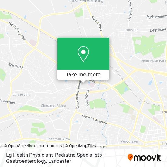 Lg Health Physicians Pediatric Specialists - Gastroenterology map