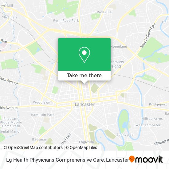 Lg Health Physicians Comprehensive Care map