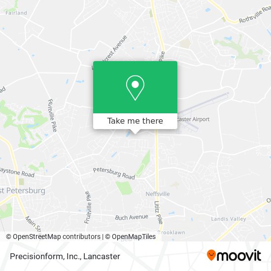 Precisionform, Inc. map