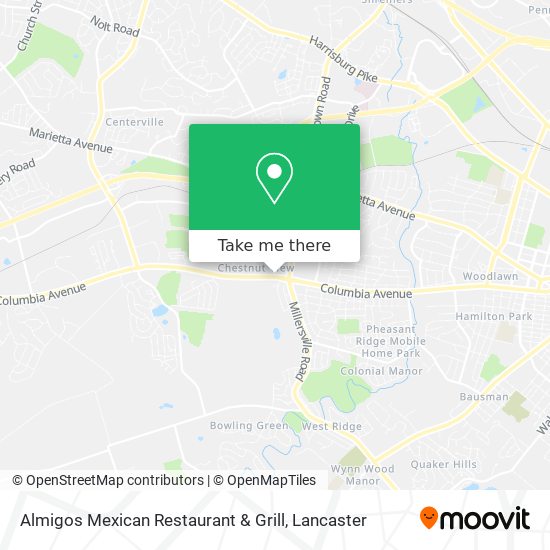 Mapa de Almigos Mexican Restaurant & Grill