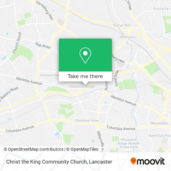 Christ the King Community Church map