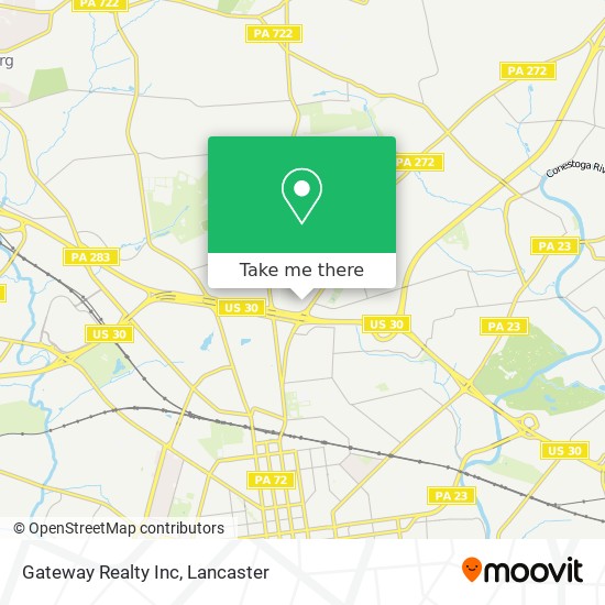 Gateway Realty Inc map