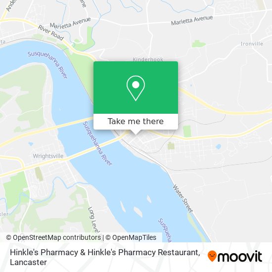 Hinkle's Pharmacy & Hinkle's Pharmacy Restaurant map