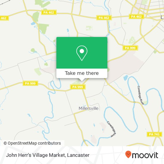 John Herr's Village Market map