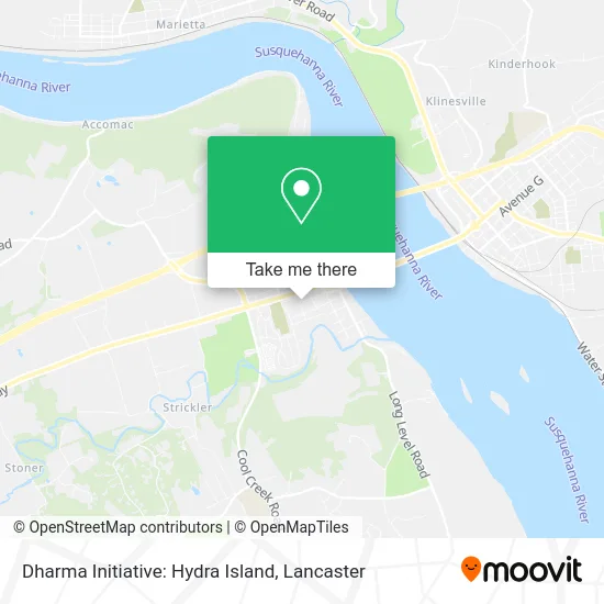 Mapa de Dharma Initiative: Hydra Island