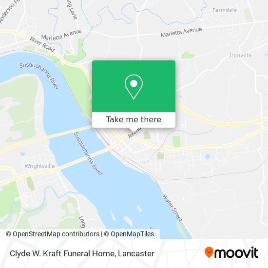 Mapa de Clyde W. Kraft Funeral Home