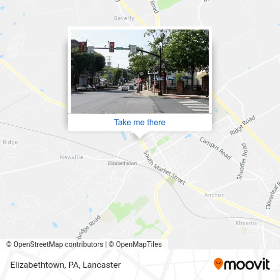 Elizabethtown, PA map