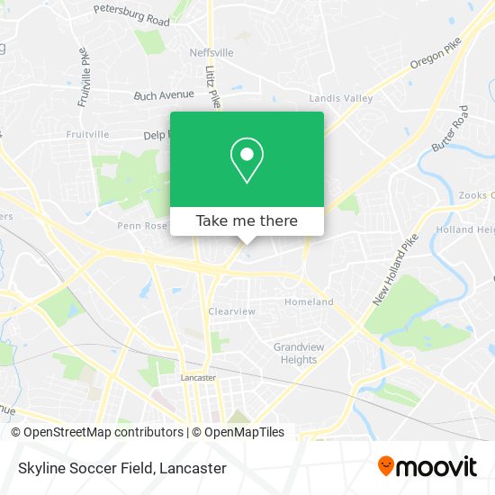 Mapa de Skyline Soccer Field