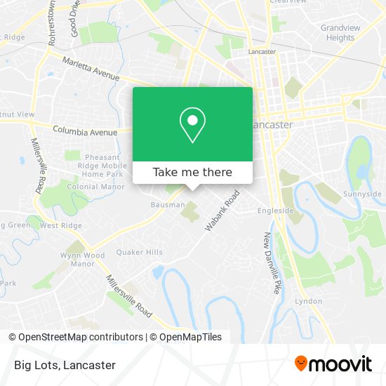 Mapa de Big Lots