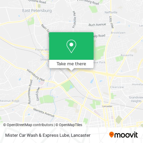 Mister Car Wash & Express Lube map