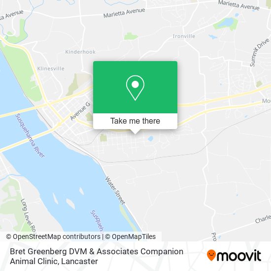 Mapa de Bret Greenberg DVM & Associates Companion Animal Clinic