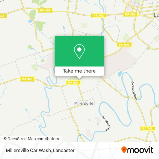Millersville Car Wash map