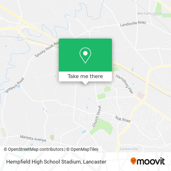 Hempfield High School Stadium map