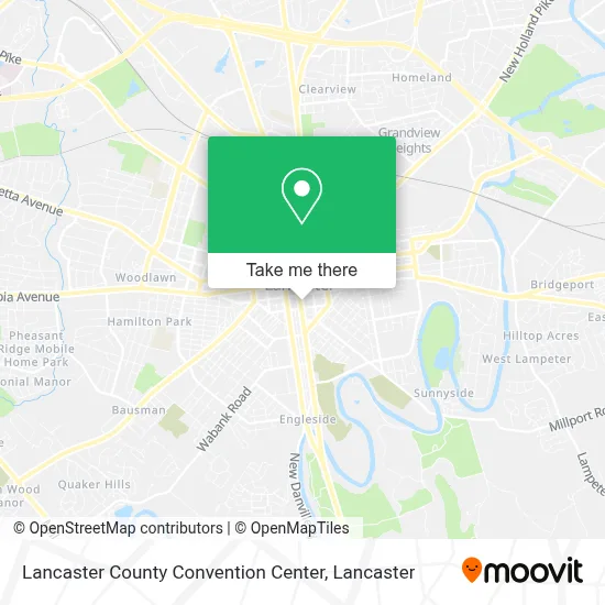 Lancaster County Convention Center map