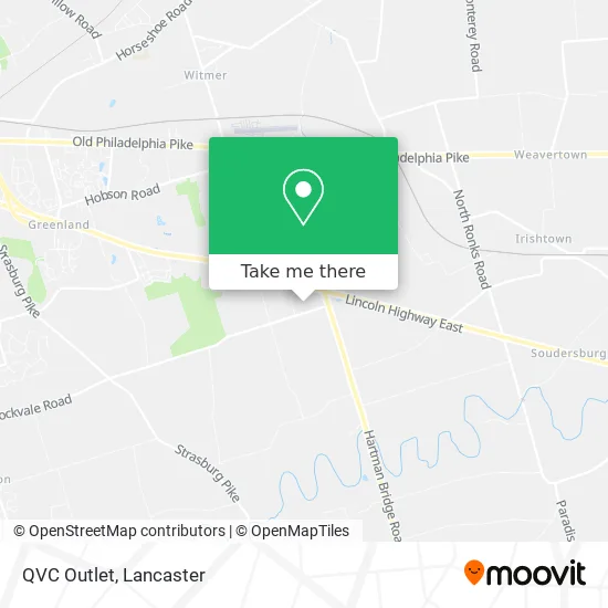 QVC Outlet map