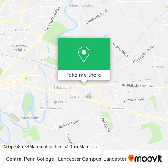 Central Penn College - Lancaster Campus map