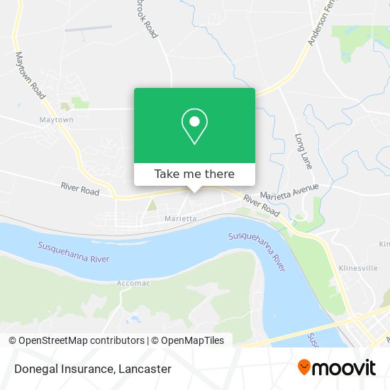 Donegal Insurance map