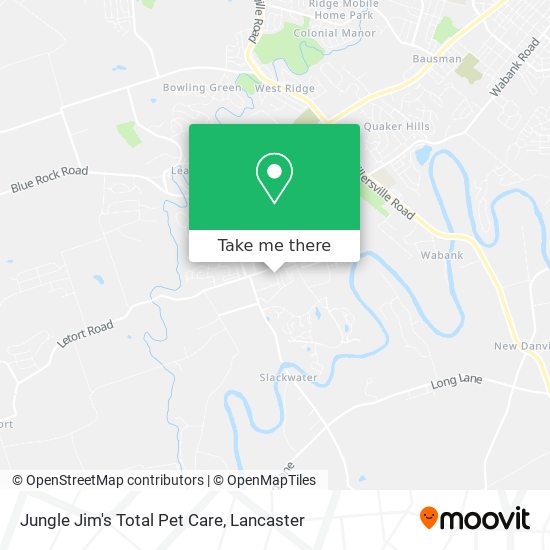 Mapa de Jungle Jim's Total Pet Care