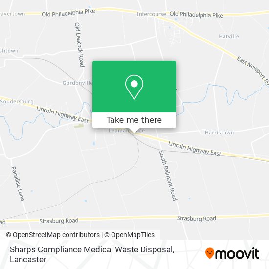 Sharps Compliance Medical Waste Disposal map