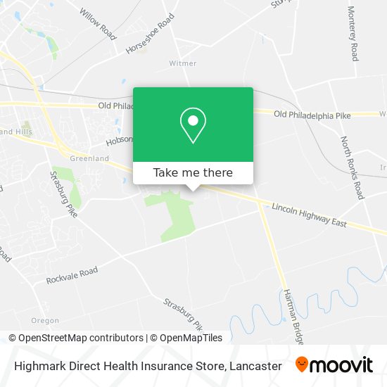 Mapa de Highmark Direct Health Insurance Store