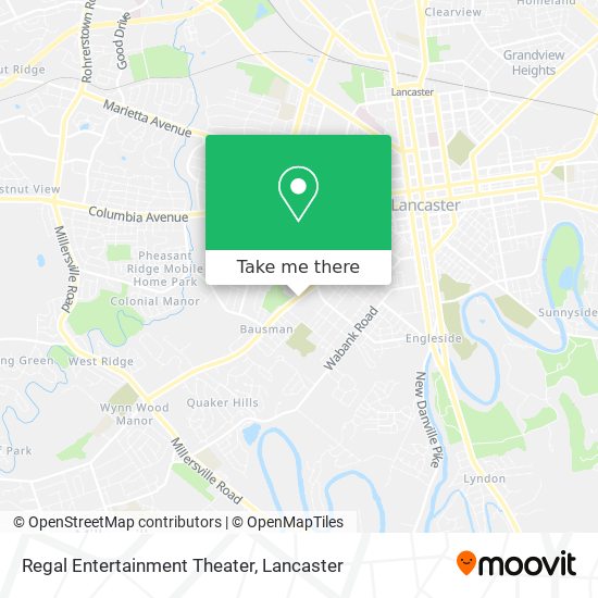 Regal Entertainment Theater map