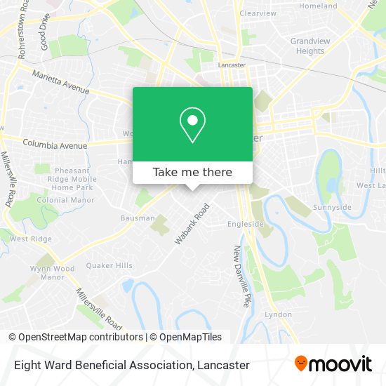 Mapa de Eight Ward Beneficial Association