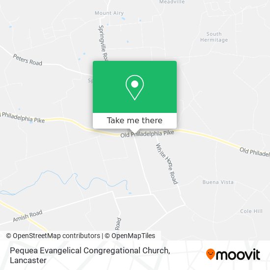 Pequea Evangelical Congregational Church map
