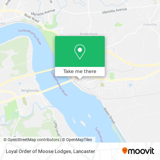 Loyal Order of Moose Lodges map