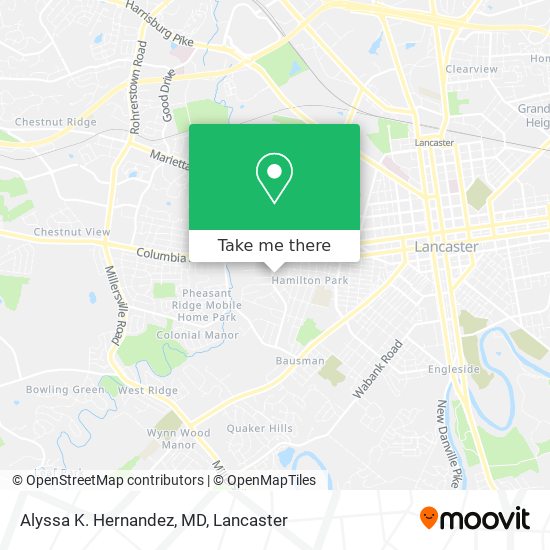 Alyssa K. Hernandez, MD map