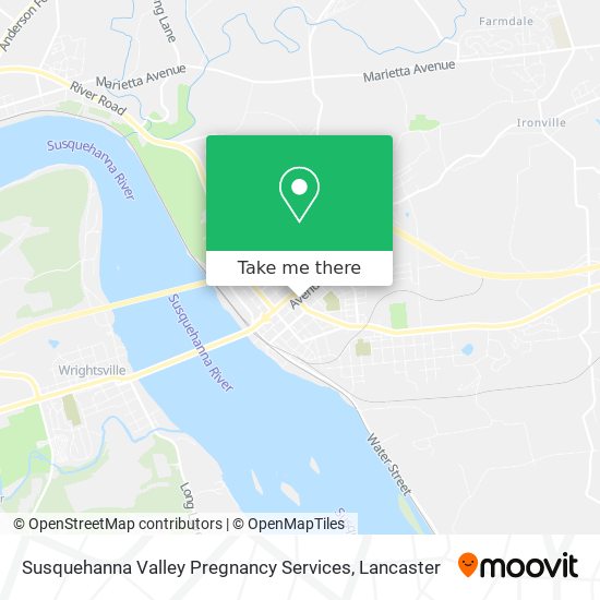 Susquehanna Valley Pregnancy Services map