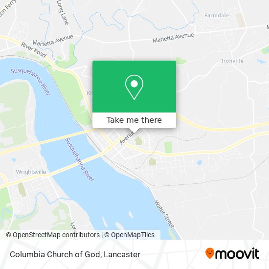 Mapa de Columbia Church of God