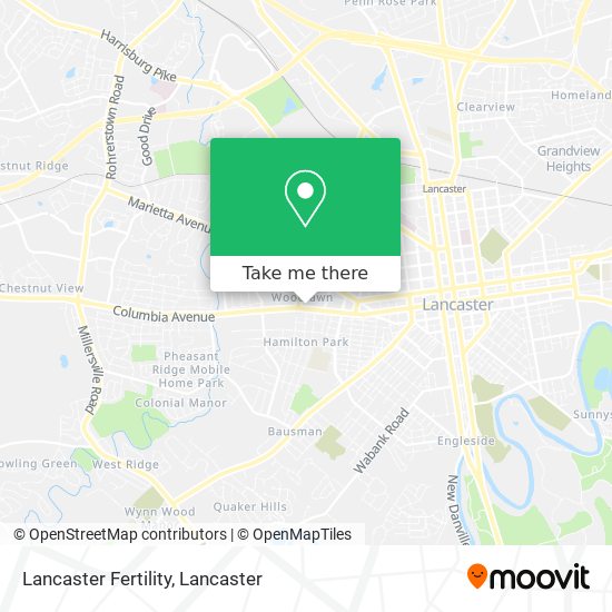 Lancaster Fertility map