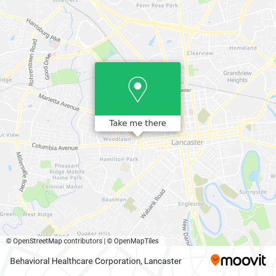 Mapa de Behavioral Healthcare Corporation