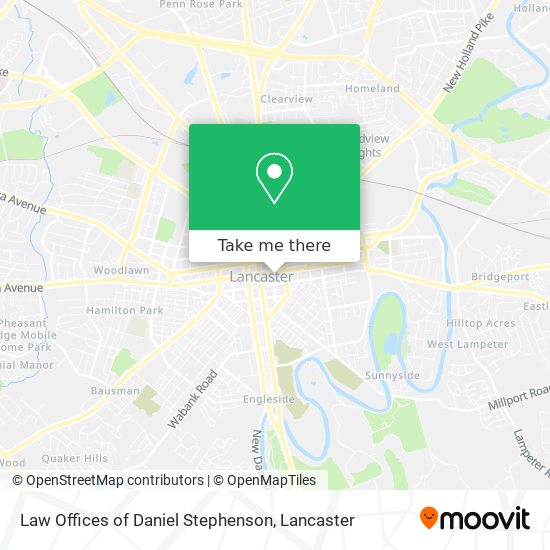 Law Offices of Daniel Stephenson map