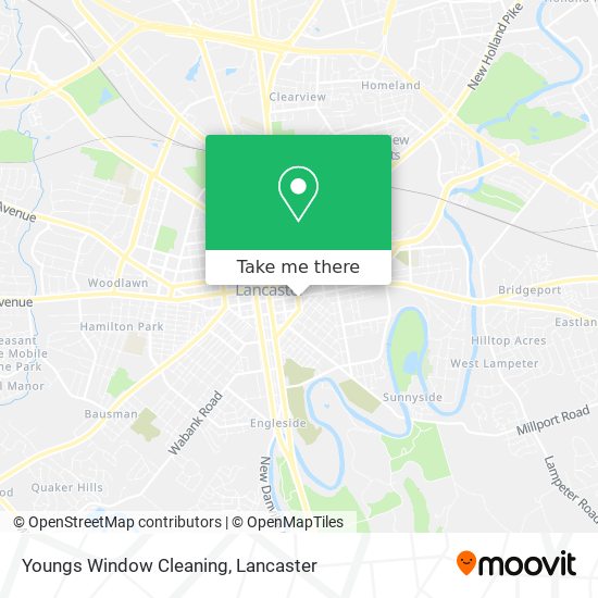 Mapa de Youngs Window Cleaning