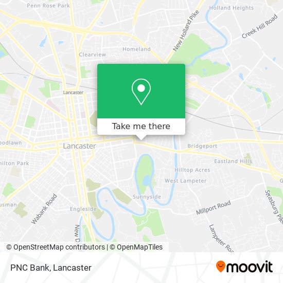 PNC Bank map