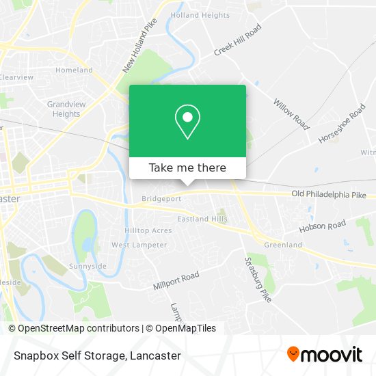 Snapbox Self Storage map