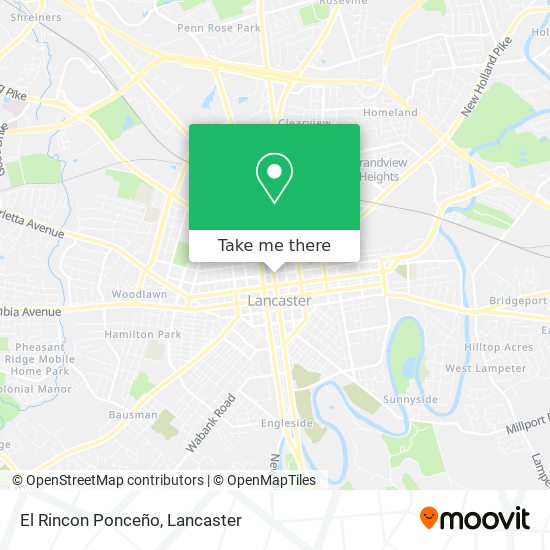 El Rincon Ponceño map