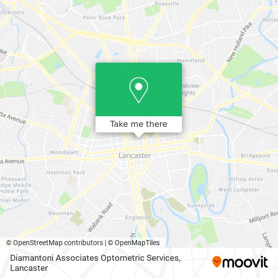 Mapa de Diamantoni Associates Optometric Services