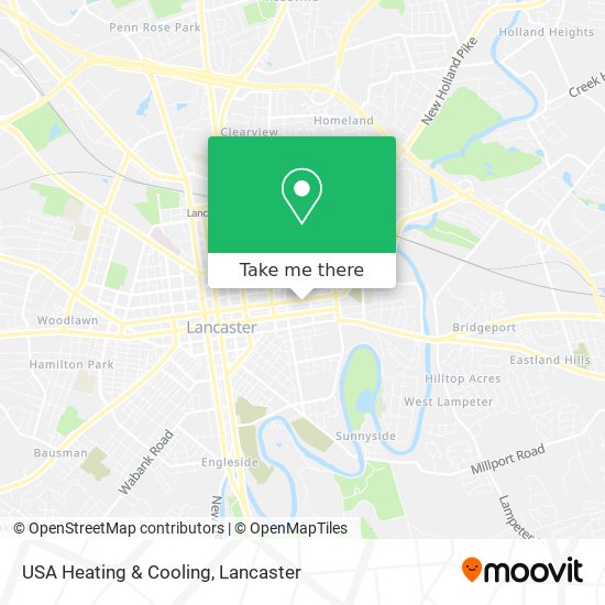 Mapa de USA Heating & Cooling