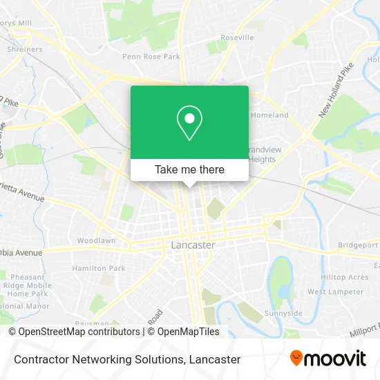 Contractor Networking Solutions map