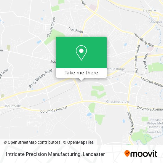 Intricate Precision Manufacturing map