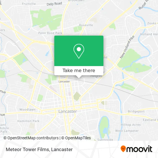 Meteor Tower Films map