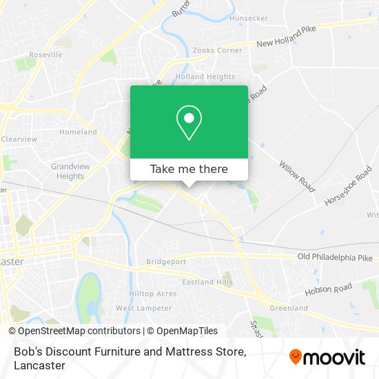 Bob's Discount Furniture and Mattress Store map