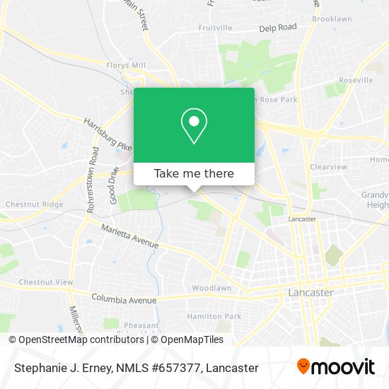 Stephanie J. Erney, NMLS #657377 map