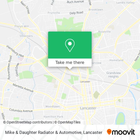 Mike & Daughter Radiator & Automotive map